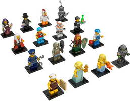 Набор LEGO 71000-17 Полный набор мини-фигурок 9-й серии