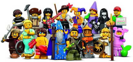 Набор LEGO 71007-17 Полный набор мини-фигурок 12-й серии