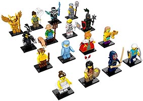 Набор LEGO 71011-17 Полный набор мини-фигурок 15 серии