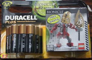 Набор LEGO 7216-3 Gold Good Guy - looking Right (Duracell 12 pack AA) (Turaga Lhikan)