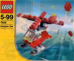 Набор LEGO 7222 Красный вертолёт