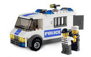 Набор LEGO Транспортировка заключенного - версия с синей наклейкой