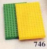Набор LEGO 746 Строительные пластины, зеленая и желтая