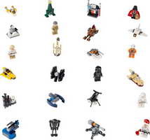 Набор LEGO 75056 Новогодний календарь Звездные Войны 2014 года