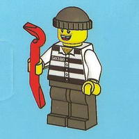 Набор LEGO 7553-19 Воришка с монтировкой
