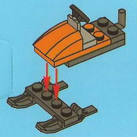 Набор LEGO 7553-21 Оранжевый снегоход