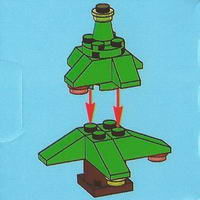 Набор LEGO 7553-7 Рождественская/Новогодняя елка