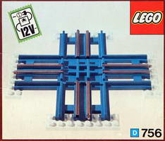 Набор LEGO 756 Электрический железнодорожный переезд