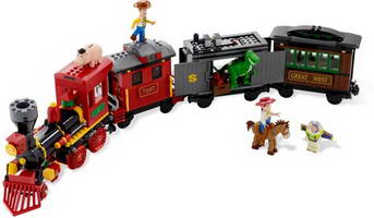 Набор LEGO 7597 Ковбойское преследование поезда
