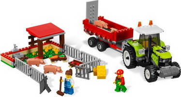 Набор LEGO 7684 Свиноферма и трактор