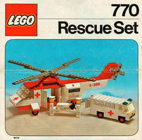 Набор LEGO 770 Медицинский вертолет и скорая помощь