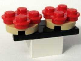 Набор LEGO 7724-12 Стол и пицца