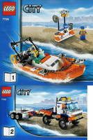 Набор LEGO 7726 Грузовик береговой охраны и скоростной катер