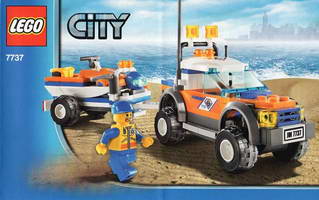 Набор LEGO Полноприводный джип береговой охраны и глиссер