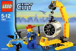 Набор LEGO 7901 Механик аэропорта / Ремонт самолета