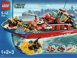 Набор LEGO 7906 Пожарная Лодка