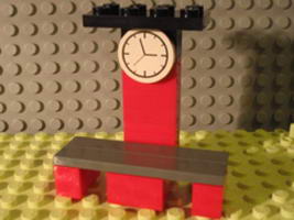 Набор LEGO 7907-18 Скамейка и часы