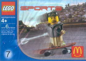Набор LEGO 7921 McDonald's Sports Set Number 7 - Gray Vest Skateboarder