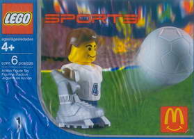 Набор LEGO 7923 McDonald's Sports Set Number 1 - White Soccer Player No.4