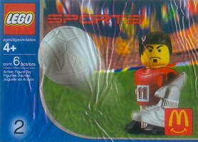 Набор LEGO 7924 McDonald's Sports Set Number 2 - Red Soccer Player No.11