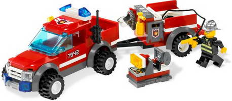 Набор LEGO 7942 Пожарный внедорожник