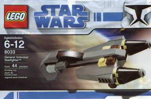 Набор LEGO 8033 Мини Звездолет Генерала Гривуса