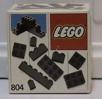 Набор LEGO 804 Дополнительные черные кирпичики