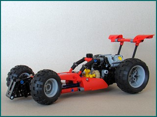 Набор LEGO MOC-0131 Дрэгстер - машина скорости
