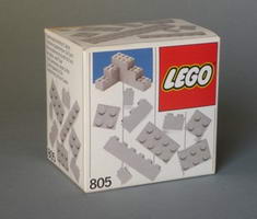 Набор LEGO 805 Дополнительные серые кирпичики