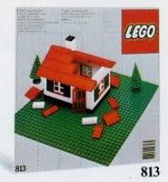 Набор LEGO 813 Строительная пластина, зеленая