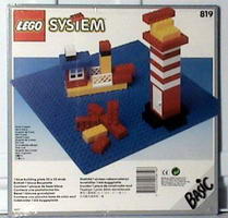 Набор LEGO 819 Базовая пластина - море