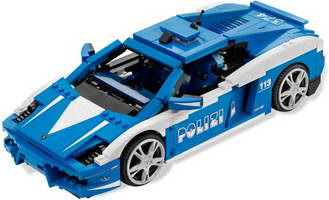 Набор LEGO 8214 Автомобиль Gallardo LP 560-4 Полиция