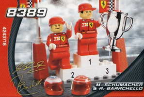 Набор LEGO 8389 Шумахер и Барикелло