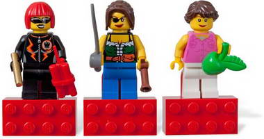 Набор LEGO 852948 Набор магнитов с женскими мини-фигурками