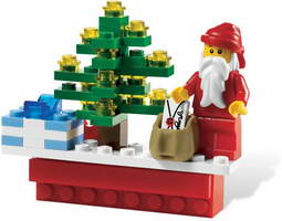 Набор LEGO 853353 Магнит Санта-Клаус и Елка