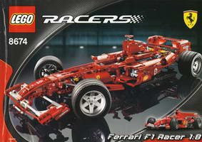 Набор LEGO 8674 Ferrari F1 Racer в масштабе 1:8