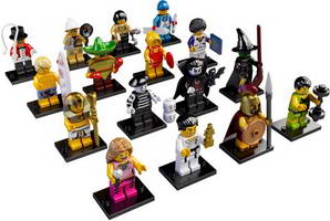 Набор LEGO 8684-17 Полный набор мини-фигурок 2-й серии