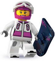 Набор LEGO 8803-5 Сноубордистка