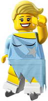 Набор LEGO 8804-15 Фигуристка