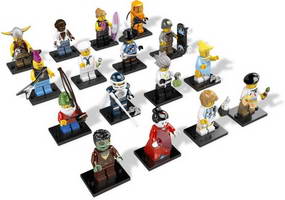 Набор LEGO 8804-17 Полный набор мини-фигурок 4-й серии