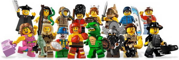 Набор LEGO 8805-17 Полный набор мини-фигурок 5-й серии