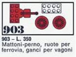 Набор LEGO 903 Train Wheels and Couplers