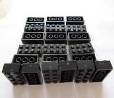 Набор LEGO 918-black-2 2 x 4 Черные кирпичики