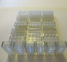 Набор LEGO 918-tclear-2 2 x 4 Полупрозрачные кирпичики