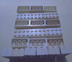 Набор LEGO 918-white-2 2 x 4 Белые кирпичики