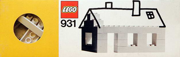 Набор LEGO 931 Белые кирпичики