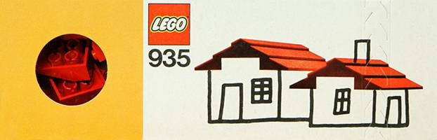 Набор LEGO 935 Кирпичи-черепица, угол 33 градуса