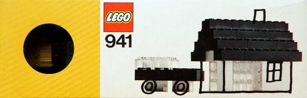 Набор LEGO 941 Черные и прозрачные кирпичики