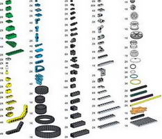 Набор LEGO 970670 Special Elements for Team Challenge Set