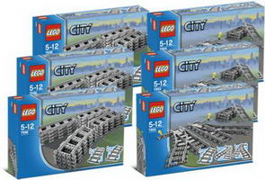Набор LEGO K7896 Набор рельсов Deluxe для поездов р/у